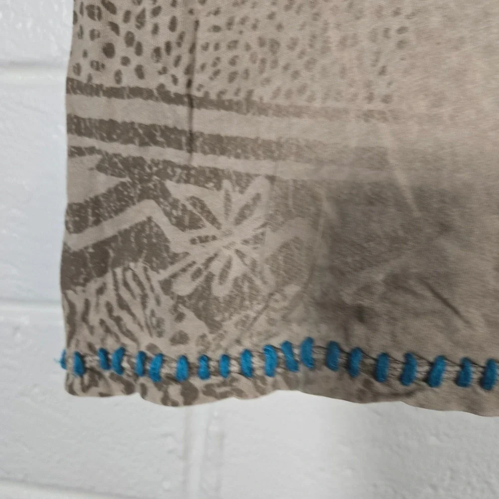 Sinful Affliction Y2K Style Dagger Rose‎ Embroidered Large T Shirt Grunge Biker - Picture 6 of 6